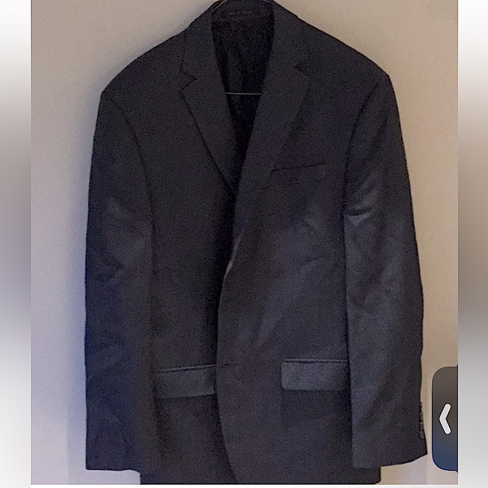 CALVIN KLEIN HUDSON’S BAY 100% Wool Union Made Vintage Navy Blazer